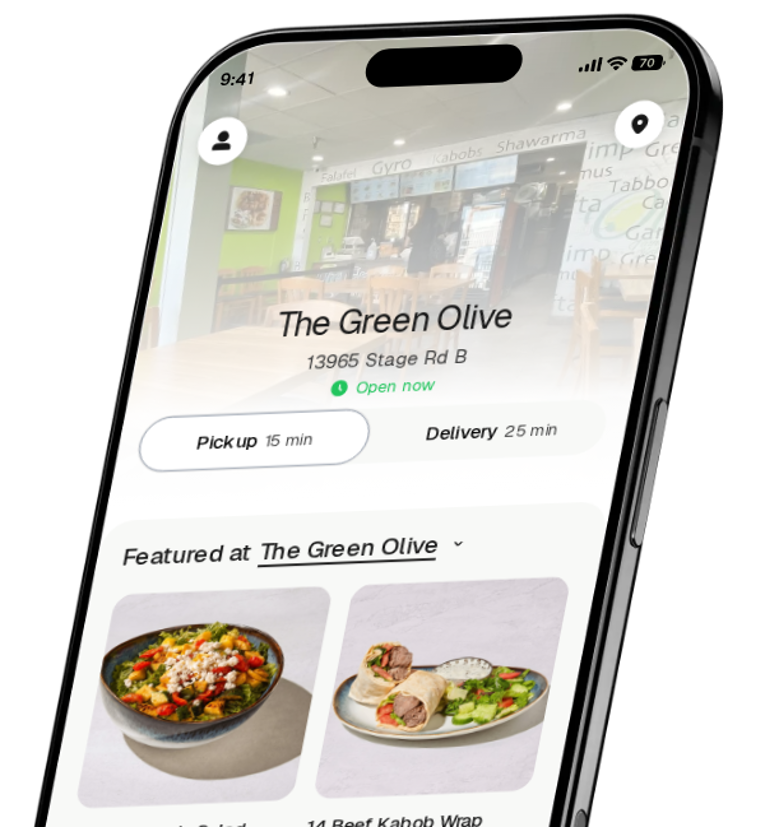 The Green Olive app preview