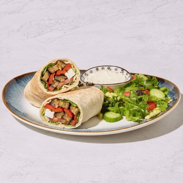 Spicy Shrimp Wrap.
