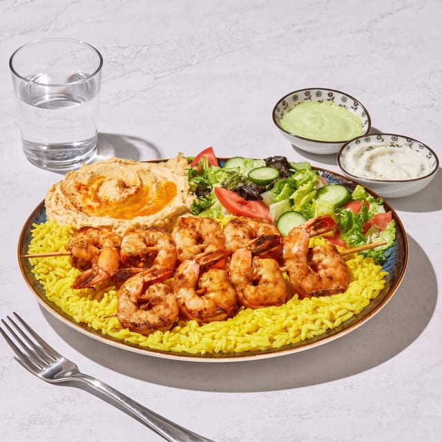 #4. Shrimp Plate.