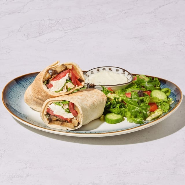 13. Grilled Eggplant Wrap.