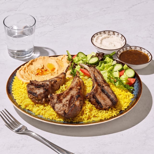 Lamb Chop Plate.
