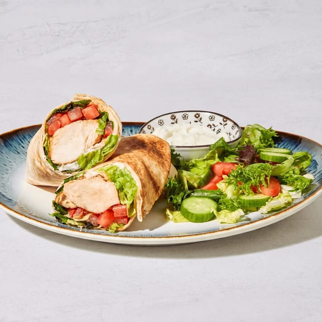 Chicken Caesar Wrap.